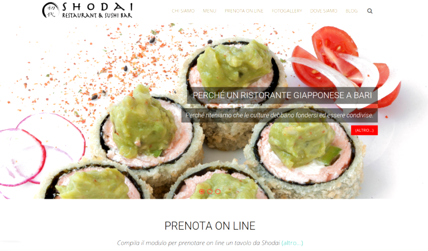 Realizzato il nuovo sito web di Shodai Bari