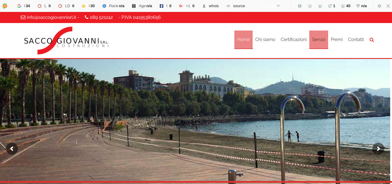 saccogiovanni website header