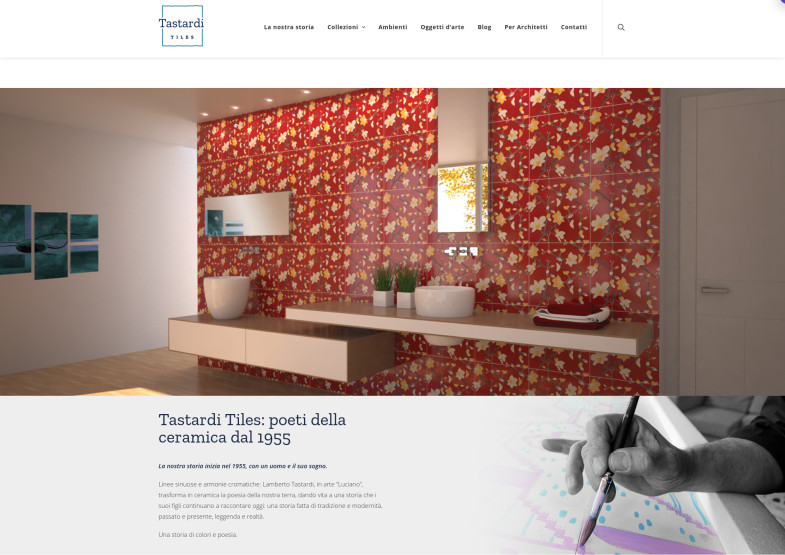 Con Eyedea Design il nuovo sito web Tastarditiles.com