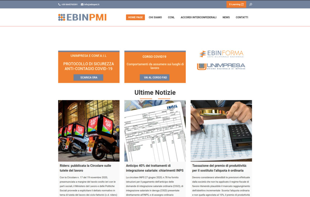 Nuovo sito web EBINPMI