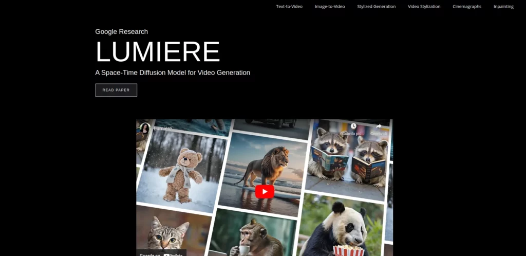 Screenshot Lumiere